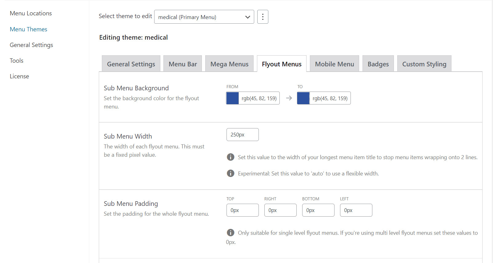 Menu options-สร้าง Mega maenu แนวนอน ,รูปแบบ Hover หรือคลิ๊กเพื่อเปิดเมนูย่อย -แนะนำเว็บไซต์สำเร็จรูป Ninenic