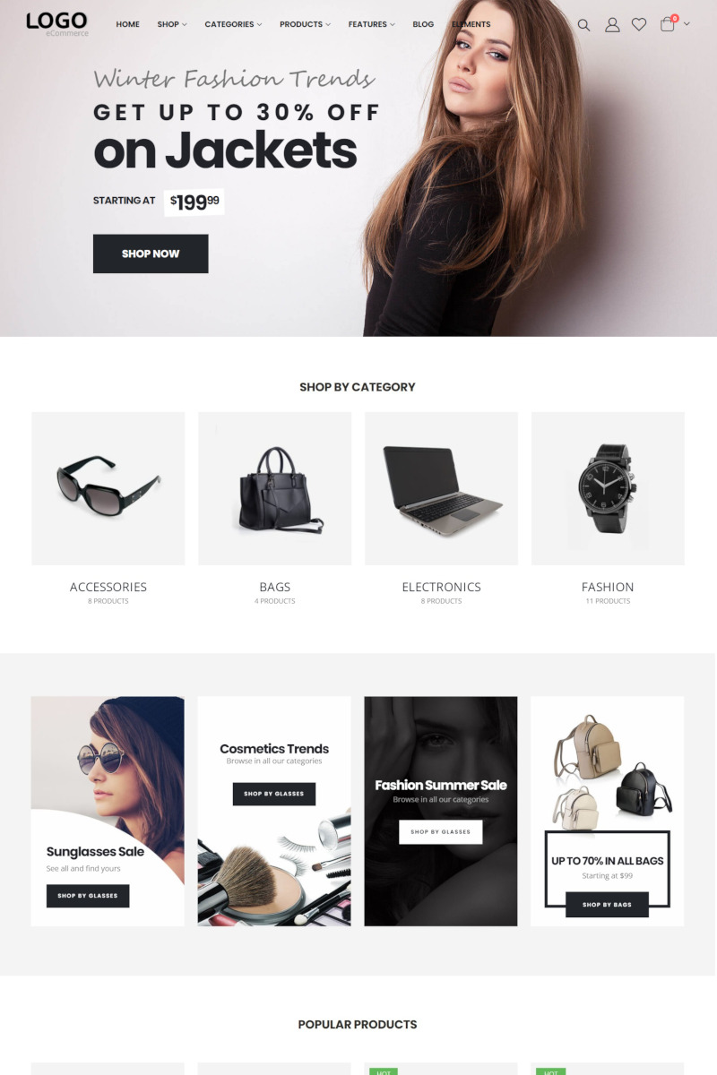 เว็บสำเร็จรูป สำหรับร้านออนไลน์ Ecommerce Theme ขายสินค้าออนไลน์ ขายของออนไลน์