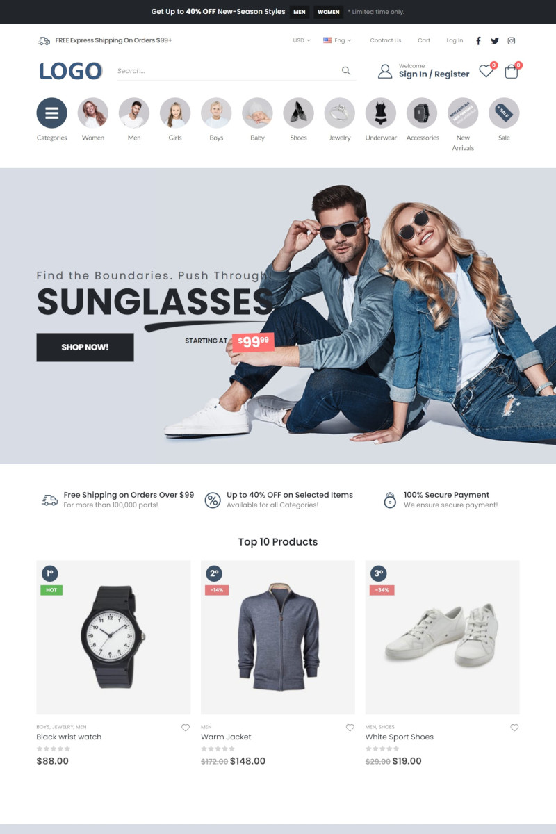 เว็บสำเร็จรูป สำหรับร้านออนไลน์ Ecommerce Theme ขายสินค้าออนไลน์ ขายของออนไลน์
