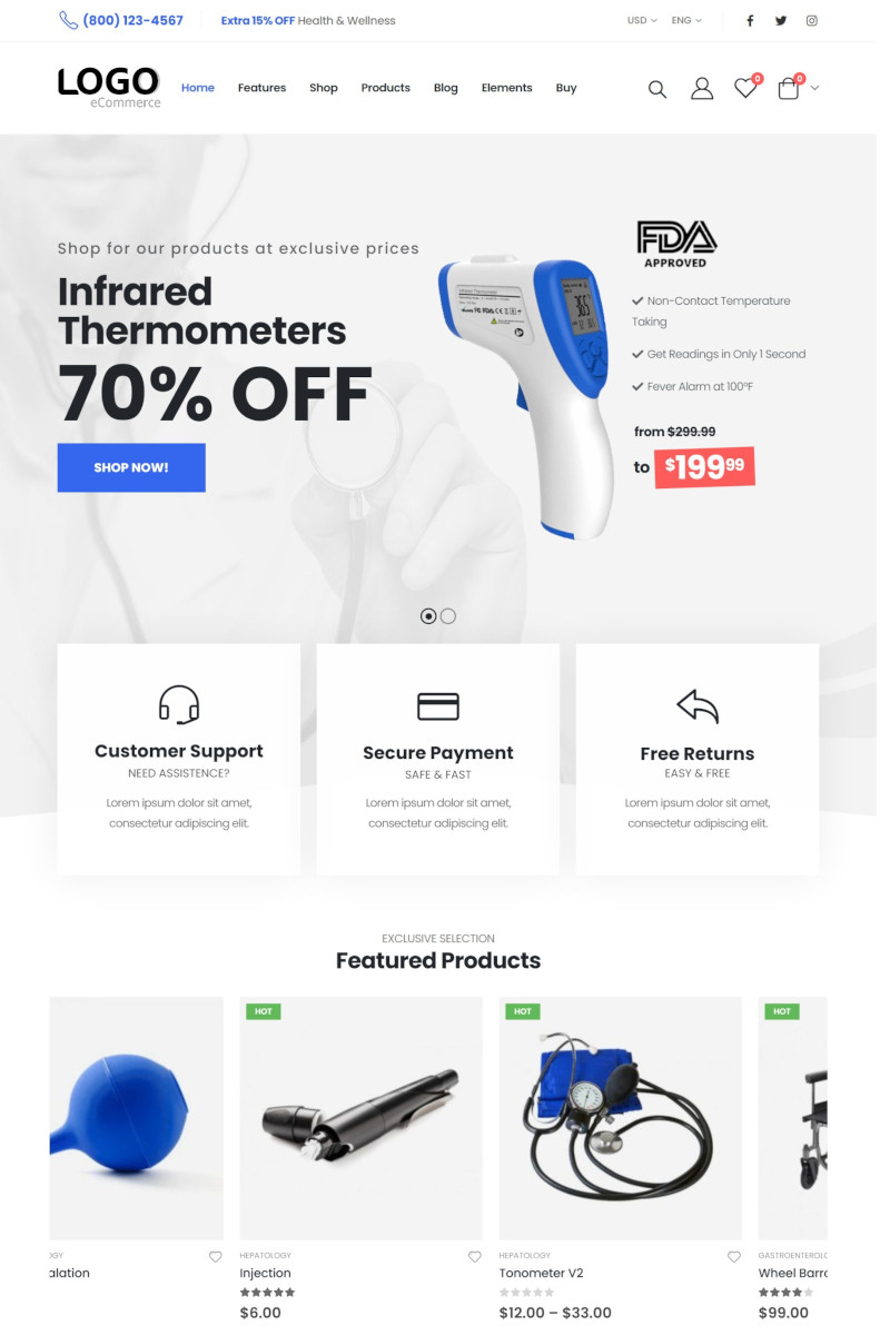 เว็บสำเร็จรูป สำหรับร้านออนไลน์ Ecommerce Theme ขายสินค้าออนไลน์ ขายของออนไลน์